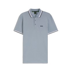 BOSS Paddy 10241663 short sleeve polo - Grey (Dark Grey) дамски,блузи,с,яка,мъжки,блузи,с,яка,boss,paddy,10241663,short,sleeve,polo,grey,(dark,grey)