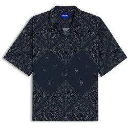 HUGO Eligino 10280633 shirt - Blue (Dark Blue) дамски,ризи,мъжки,ризи,hugo,eligino,10280633,shirt,blue,(dark,blue)