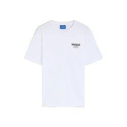 Тениска HUGO Nesptee 10283344 short sleeve T-shirt - White (White) тениска,мъжки,тениски,дамски,тениски,hugo,nesptee,10283344,short,sleeve,t,shirt,white,(white)