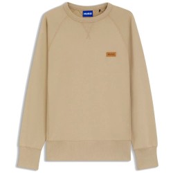 Блуза HUGO Neva 10273008 sweatshirt - Beige (Medium Beige) блуза,мъжки,пуловери,hugo,neva,10273008,sweatshirt,beige,(medium,beige)