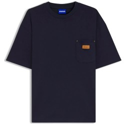 Тениска HUGO Nevado 10280098 short sleeve T-shirt - Blue (Dark Blue) тениска,мъжки,тениски,дамски,тениски,hugo,nevado,10280098,short,sleeve,t,shirt,blue,(dark,blue)
