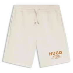 Къси панталони HUGO Nomario 10257685 BLUE sweat shorts - White (Open White) къси,панталони,мъжки,панталони,дамски,панталони,hugo,nomario,10257685,blue,sweat,shorts,white,(open,white)