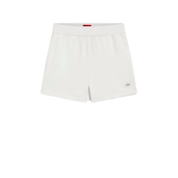 Къси панталони HUGO Signature 10249155 sweat shorts - White (Open White) къси,панталони,мъжки,панталони,дамски,панталони,hugo,signature,10249155,sweat,shorts,white,(open,white)