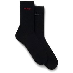 чорапи,мъжки,чорапи,дамски,чорапи,hugo,uni,logo,cc,w,10281142,socks,2,pairs,black,(black)