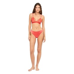 дамско,бельо,дамски,бикини,и,танкини,gisela,satin,thong,3,units,red,pink,(multicolor)
