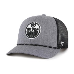 Шапка 47 NHL Edmonton Oilers Carbon Rope trucker cap - Grey (Dark Grey) шапка,всички,шапки,47,nhl,edmonton,oilers,carbon,rope,trucker,cap,grey,(dark,grey)