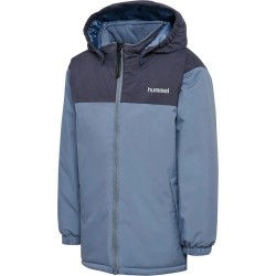 Яке Hummel Block WP rain jacket - Blue (Flint Stone) яке,мъжки,якета,дамски,якета,и,палта,hummel,block,wp,rain,jacket,blue,(flint,stone)