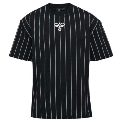 тениска,мъжки,тениски,дамски,тениски,hummel,chevron,pinstripe,short,sleeve,t,shirt,black,(black,white)
