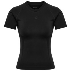 Тениска Hummel Flow short sleeve T-shirt - Black (Black) тениска,мъжки,тениски,дамски,тениски,hummel,flow,short,sleeve,t,shirt,black,(black)