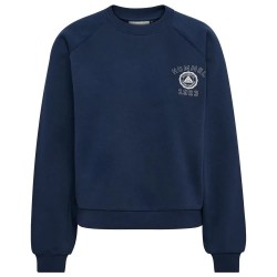 блуза,дамски,блузи,hummel,keeper,boxy,graphic,crewneck,sweatshirt,blue,(dress,blue)