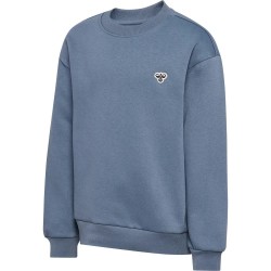 Блуза Hummel Loose Crewneck Bee sweatshirt - Blue (Flint Stone) блуза,детски,блузи,hummel,loose,crewneck,bee,sweatshirt,blue,(flint,stone)