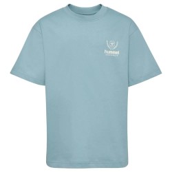 Тениска Hummel Loose Graphic BTS short sleeve T-shirt - Blue (Rubber) тениска,мъжки,тениски,дамски,тениски,hummel,loose,graphic,bts,short,sleeve,t,shirt,blue,(rubber)