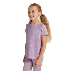 Тениска Hummel Mix short sleeve T-shirt - Purple (Lavender Mist) тениска,мъжки,тениски,дамски,тениски,hummel,mix,short,sleeve,t,shirt,purple,(lavender,mist)