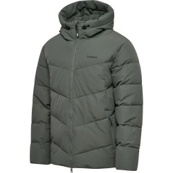 Яке Hummel Puffer down jacket - Green (Castor Gray) яке,мъжки,якета,дамски,якета,и,палта,hummel,puffer,down,jacket,green,(castor,gray)