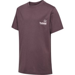 Тениска Hummel Regular Graphic short sleeve T-shirt - Purple (Black Plum) тениска,мъжки,тениски,дамски,тениски,hummel,regular,graphic,short,sleeve,t,shirt,purple,(black,plum)