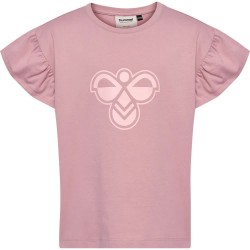 тениска,мъжки,тениски,дамски,тениски,hummel,ruffle,big,bee,short,sleeve,t,shirt,pink,(chive)