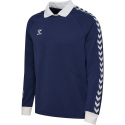 Hummel Root long sleeve polo - Blue (Marine) дамски,блузи,с,яка,мъжки,блузи,с,яка,hummel,root,long,sleeve,polo,blue,(marine)