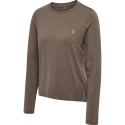 Тениска Hummel Yoga Soft Loose long sleeve T-shirt - Grey (Falcon) тениска,мъжки,тениски,дамски,тениски,hummel,yoga,soft,loose,long,sleeve,t,shirt,grey,(falcon)