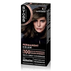 хигиена,коса,syoss,4.1,medium,brown,permanent,dye,clear