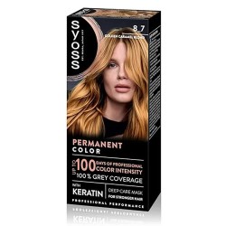 хигиена,коса,syoss,8.7,golden,caramel,blonde,permanent,dye,clear