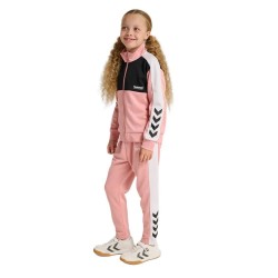 Анцуг Hummel Colorblock tracksuit - Pink (Bridal Rose) анцуг,детски,анцузи,hummel,colorblock,tracksuit,pink,(bridal,rose)