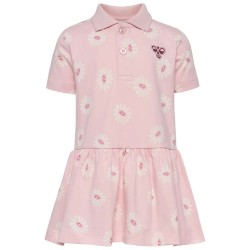 рокля,дамски,поли,и,рокли,hummel,mini,reg,flower,polo,long,sleeve,short,dress,pink,(pale,lilac)