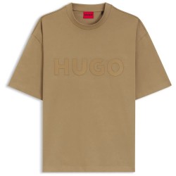 тениска,мъжки,тениски,дамски,тениски,hugo,dinkee,10259511,short,sleeve,t,shirt,brown,(beige,overflow)