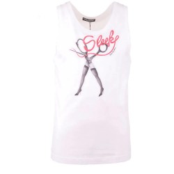 тениска,мъжки,тениски,дамски,тениски,dolce,&,gabbana,747095,sleek,sleeveless,t,shirt,white,(white)