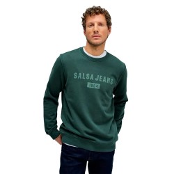 блуза,мъжки,пуловери,salsa,jeans,21011366,sweatshirt,green,(green)