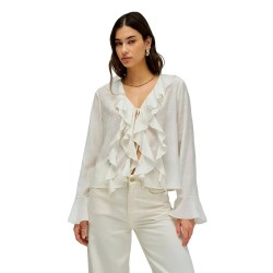 дамски,блузи,salsa,jeans,21012047,long,sleeve,blouse,beige,(pearl)