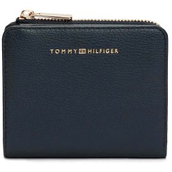 Tommy hilfiger Flag Compact woman wallet - Blue (Space Blue) портфейли,и,портмонета,tommy,hilfiger,flag,compact,woman,wallet,blue,(space,blue)