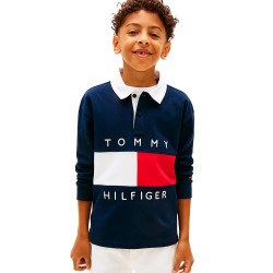 дамски,блузи,с,яка,мъжки,блузи,с,яка,tommy,hilfiger,heritage,flag,long,sleeve,polo,blue,(dark,night,navy)
