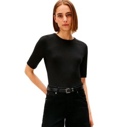 тениска,мъжки,тениски,дамски,тениски,tommy,hilfiger,ww0ww47308,3,4,sleeve,t,shirt,black,(black)