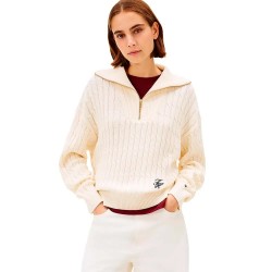 блуза,мъжки,пуловери,дамски,пуловери,tommy,hilfiger,ww0ww47643,half,zip,sweater,beige,(calico)