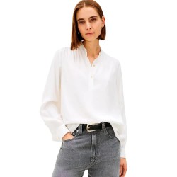 дамски,блузи,tommy,hilfiger,ww0ww48178,long,sleeve,blouse,white,(ecru)
