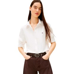 риза,с,дълъг,ръкав,дамски,ризи,мъжки,ризи,tommy,jeans,dw0dw19890,long,sleeve,shirt,beige,(ecru)