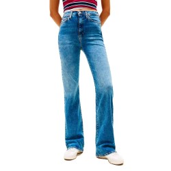 дънки,мъжки,панталони,дамски,панталони,tommy,jeans,sylvia,bi0234,flare,fit,high,waist,jeans,blue,(denim,medium)