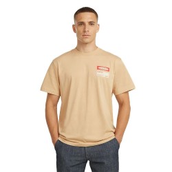 тениска,мъжки,тениски,дамски,тениски,g,star,d28922,d975,short,sleeve,t,shirt,beige,(cream)