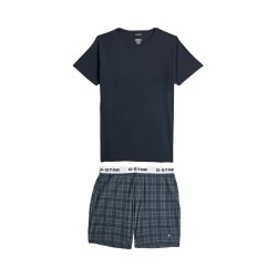 Пижама G-Star D29403-01 short sleeve pyjama - Blue (Multicolor 4) пижама,мъжки,пижами,g,star,d29403,01,short,sleeve,pyjama,blue,(multicolor,4)
