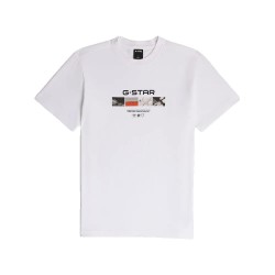 Тениска G-Star D30671-E385 short sleeve T-shirt - White (White) тениска,мъжки,тениски,дамски,тениски,g,star,d30671,e385,short,sleeve,t,shirt,white,(white)