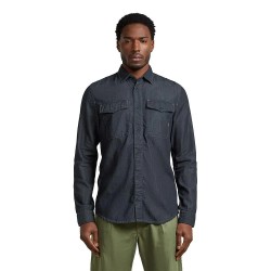 Риза с дълъг ръкав G-Star Marine Slim Fit long sleeve shirt - Grey (Rinsed) риза,с,дълъг,ръкав,дамски,ризи,мъжки,ризи,g,star,marine,slim,fit,long,sleeve,shirt,grey,(rinsed)