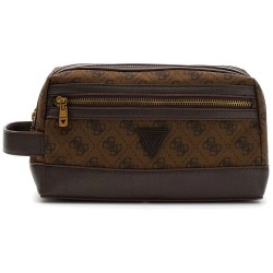 Несесер Guess Berlin Small wash bag - Brown (Coffee) несесер,тоалетни,принадлежности,guess,berlin,small,wash,bag,brown,(coffee)