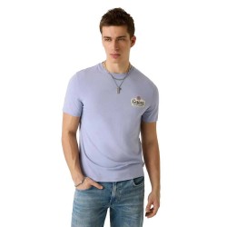 тениска,мъжки,тениски,дамски,тениски,guess,jeans,royal,slim,fit,short,sleeve,t,shirt,purple,(provence,essence)