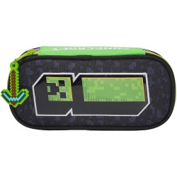 канцеларски,принадлежности,cyp,brands,minecraft,oval,hostile,behavior,pencil,case,black,(multicolor)