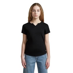 Тениска G-Star D29719-01 short sleeve v neck T-shirt - Black (Dark Black) тениска,мъжки,тениски,дамски,тениски,g,star,d29719,01,short,sleeve,v,neck,t,shirt,black,(dark,black)