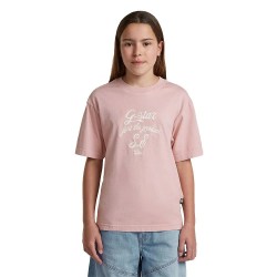 Тениска G-Star D29751-01 Oversize short sleeve T-shirt - Pink (Burnished Lilac) тениска,мъжки,тениски,дамски,тениски,g,star,d29751,01,oversize,short,sleeve,t,shirt,pink,(burnished,lilac)