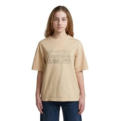 тениска,мъжки,тениски,дамски,тениски,g,star,d29773,01,oversized,short,sleeve,t,shirt,beige,(dark,brick)