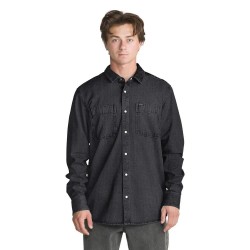 Риза с дълъг ръкав Volcom Goodwin long sleeve shirt - Black (New Black) риза,с,дълъг,ръкав,дамски,ризи,мъжки,ризи,volcom,goodwin,long,sleeve,shirt,black,(new,black)