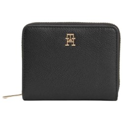 портфейли,и,портмонета,tommy,hilfiger,icon,med,woman,wallet,black,(black)