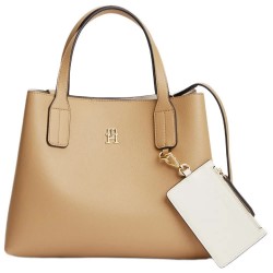 чанта,за,през,рамо,всички,чанти,tommy,hilfiger,icon,mini,satchel,shoulder,bag,brown,(classic,khaki)